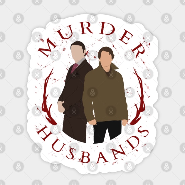 Hannibal/Will - Murder Husbands Sticker by FandomizedRose